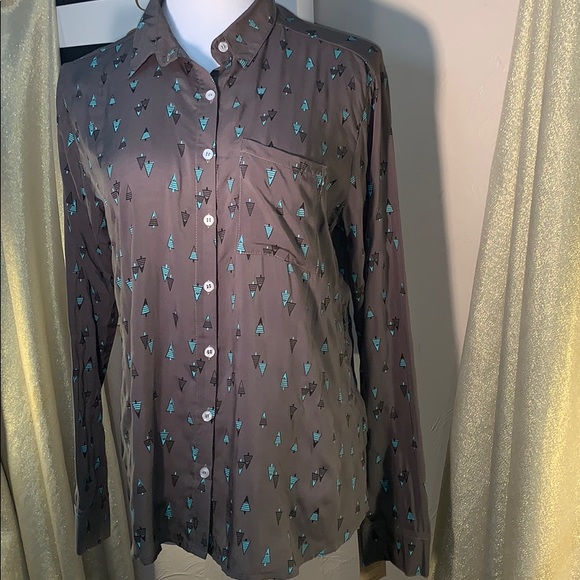 NWT People Concept Button Down Top - Large - Picture 2 of 8